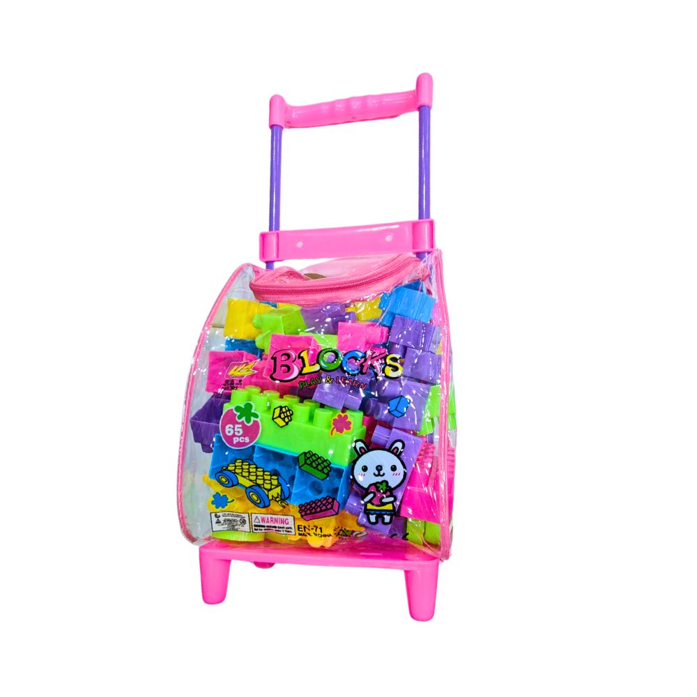 Mini Valise à Roulette Rose de LEGO