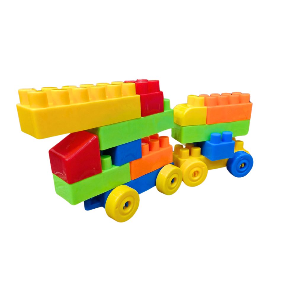 Voiture remplie de Lego