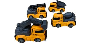 Lot de 4 Camionnettes de Chantier