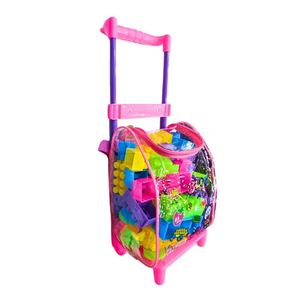 Mini Valise à Roulette Rose de LEGO – Image 3