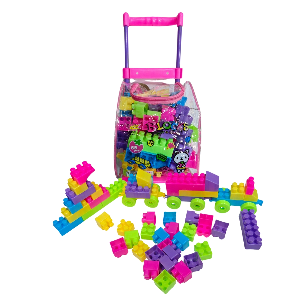 SAC DE LEGOS ROSE
